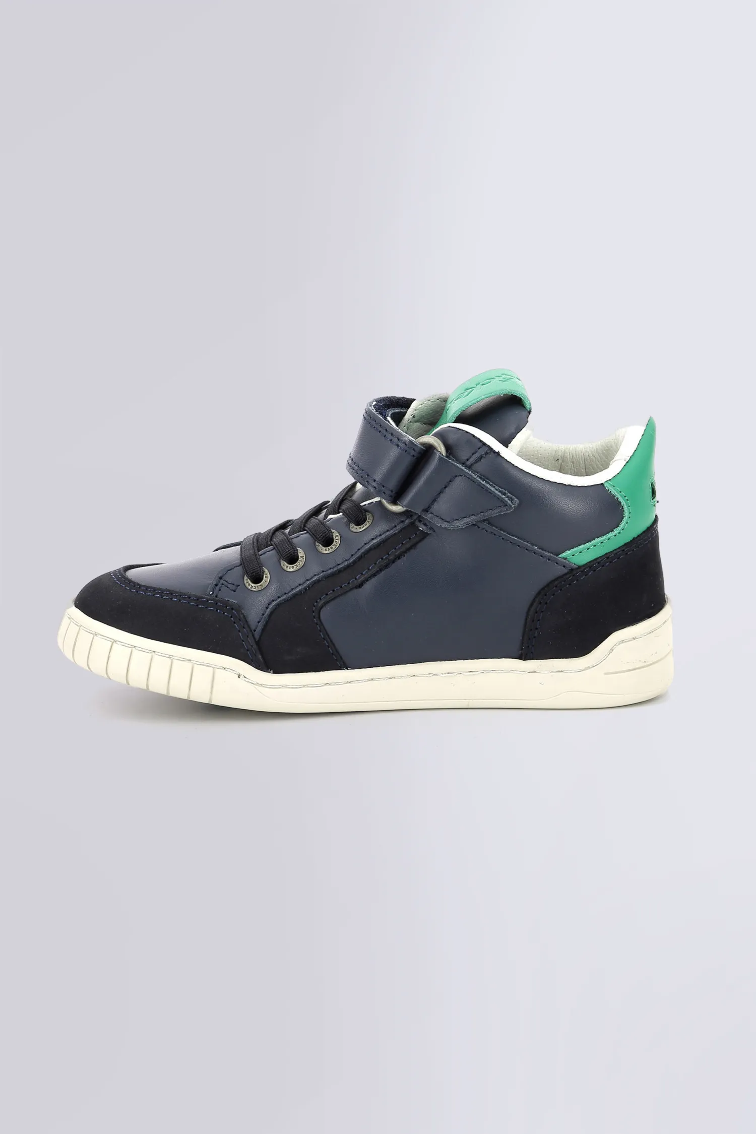 Wincky - Baskets Hautes marine, vert et bleu pour garçon - Kickers © Site Officiel