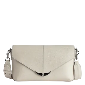 ZADIG&VOLTAIRE  Sac bandoulière en cuir borderline - Blanc