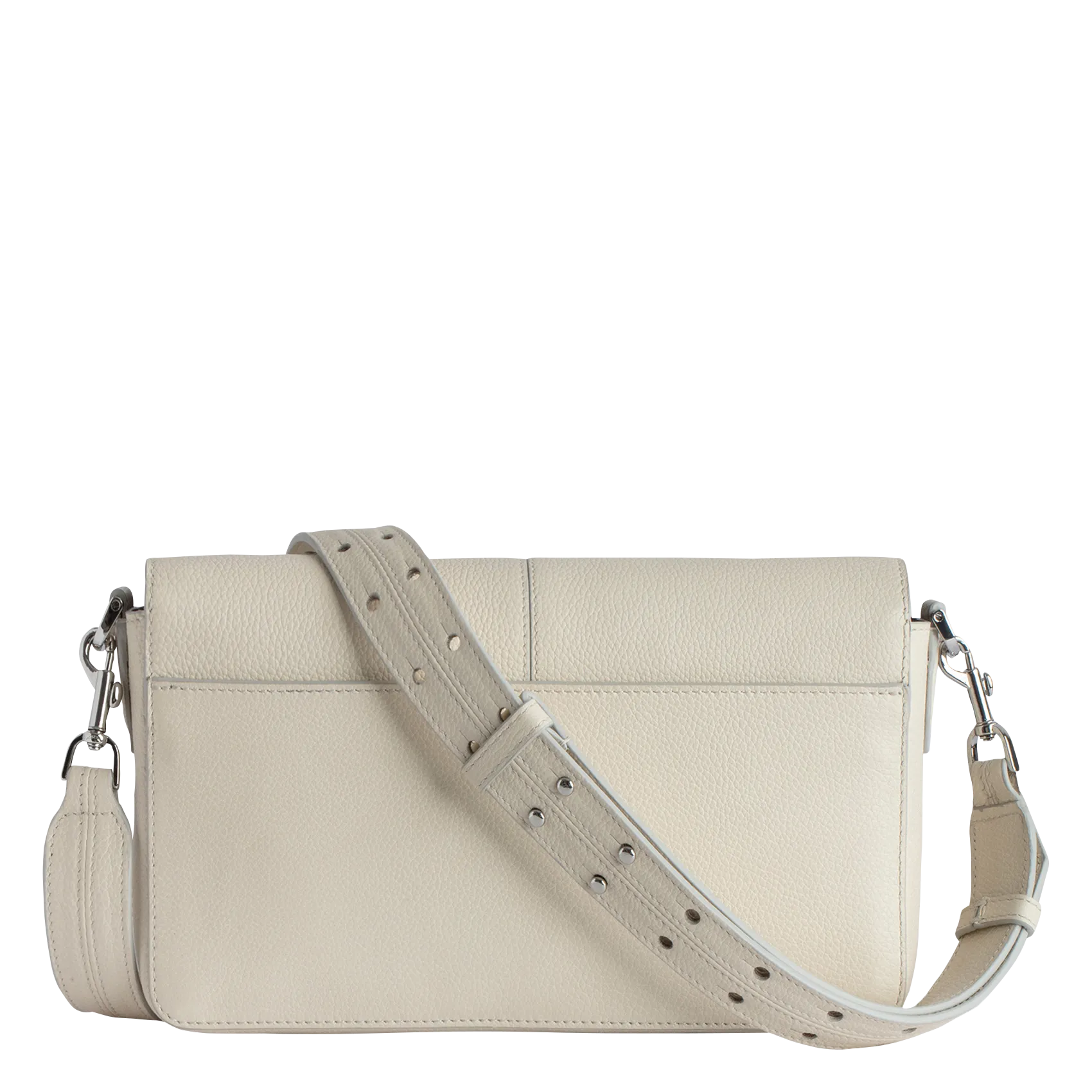 ZADIG&VOLTAIRE  Sac bandoulière en cuir borderline - Blanc